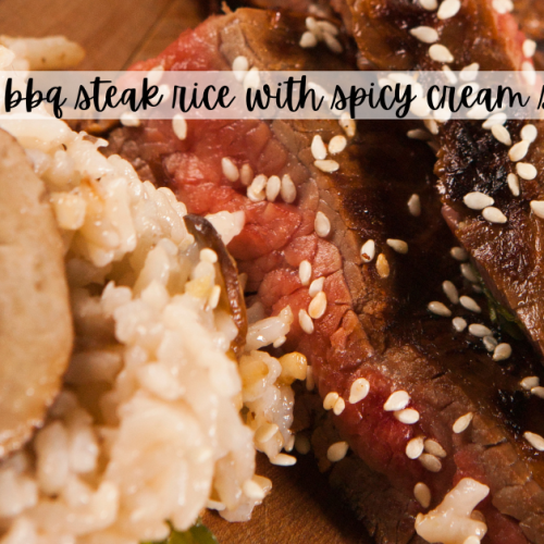 korean bbq steak rice