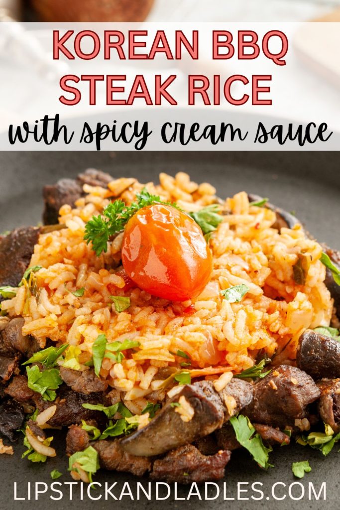 korean bbq steak rice